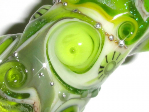 Glass Dreadlock bead