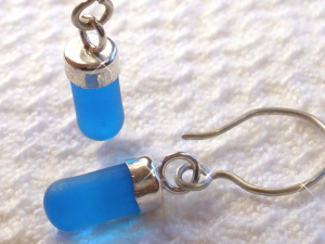 Glass Lite Tube earrings
