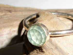 Stackable rings with semi-precious stones!